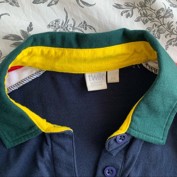 ✨ 3 for 15✨ Cropped polo long sleeve top - Picture 3 of 4